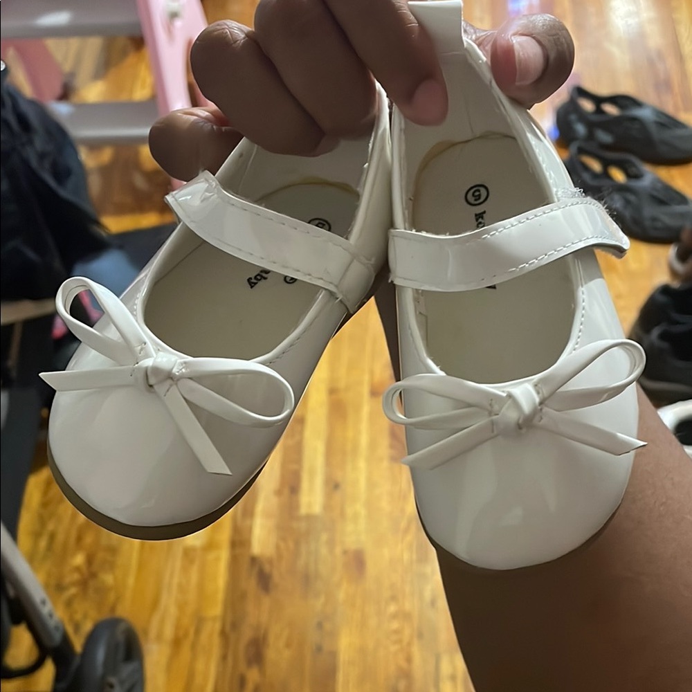 Kids White Mary Jane Shoes